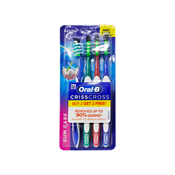Oral-B CrissCross Gum Care Toothbrush - Medium (Buy 2 Get 2 Free)