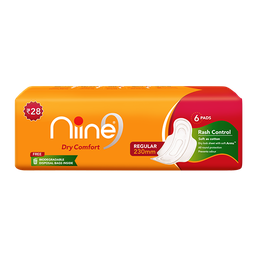 Niine Sanitary Napkins 230mm Fluff Dry Comfort