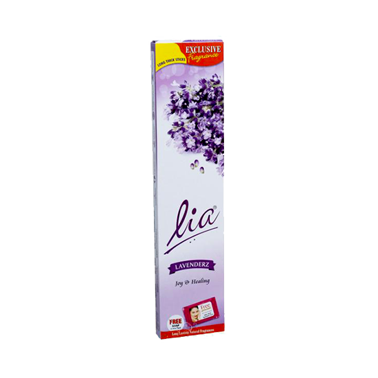 Lia Lavenderz Agarbathies (Free Soap 15 g) 115 g