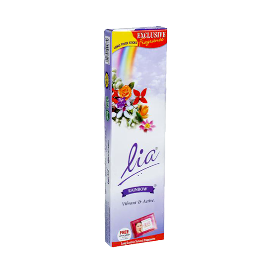 Lia Rainbow Agarbathies (Free Soap 15 g) 115 g