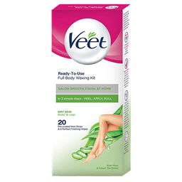 Veet Aloe Vera Full Body Waxing Kit For Dry Skin