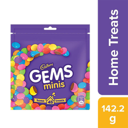 Cadbury Gems Home Treats Pack, 142.2 g