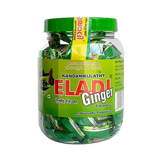 Kandamkulathy Eladi Ginger Cough Tablet (10 Pcs)