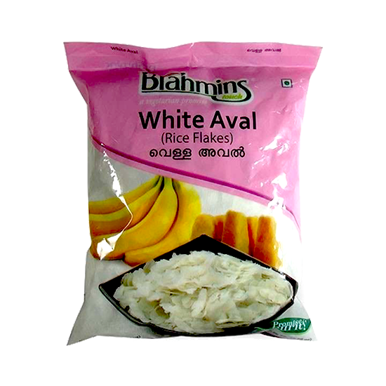 Brahmins White Rice Flakes | Poha | White Aval