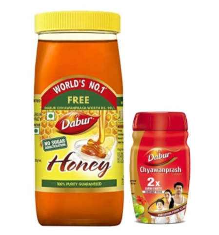 Dabur Honey 1Kg (Free Dabur Chyawanpras Worth Rs. 99/-)