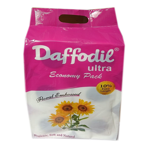 Daffodil Ultra Floral Embossed Toilet Paper Roll